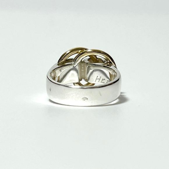 HERMES Yellow Gold Ring - Picture 3 of 10